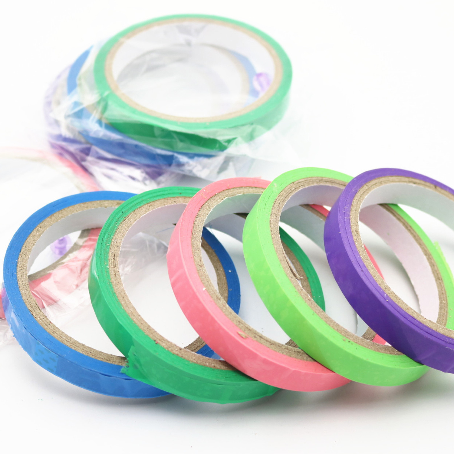 Bulk Glow Tape Kit For Adult Kids Party Decompression Sticky Adhesive Water Ball Tape 6 Colors Customized Size