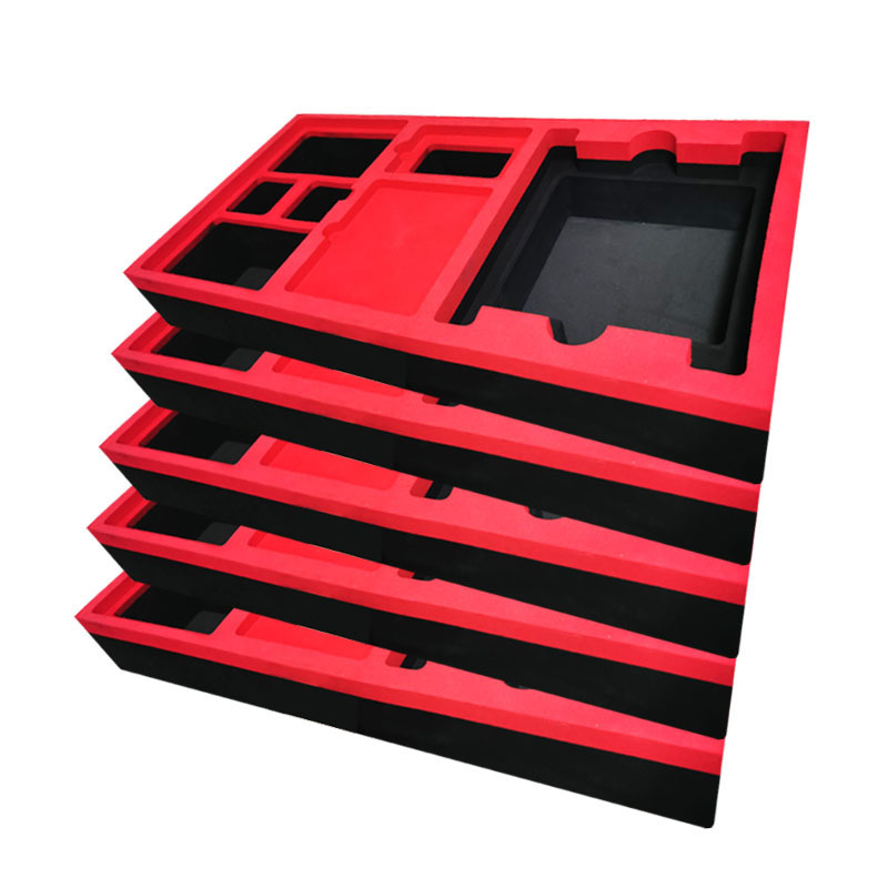 Customised Shockproof Eva Pe Ixpe Pu Epe Foam Packing Boxes Inserted With Foam Packing Material