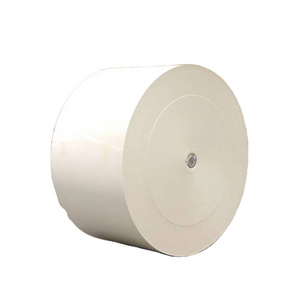 16gsm 190gsm to 450gsm  paper  Bond paper snow white color in rolls big reels brown Whole wood pulp Woodfree paper