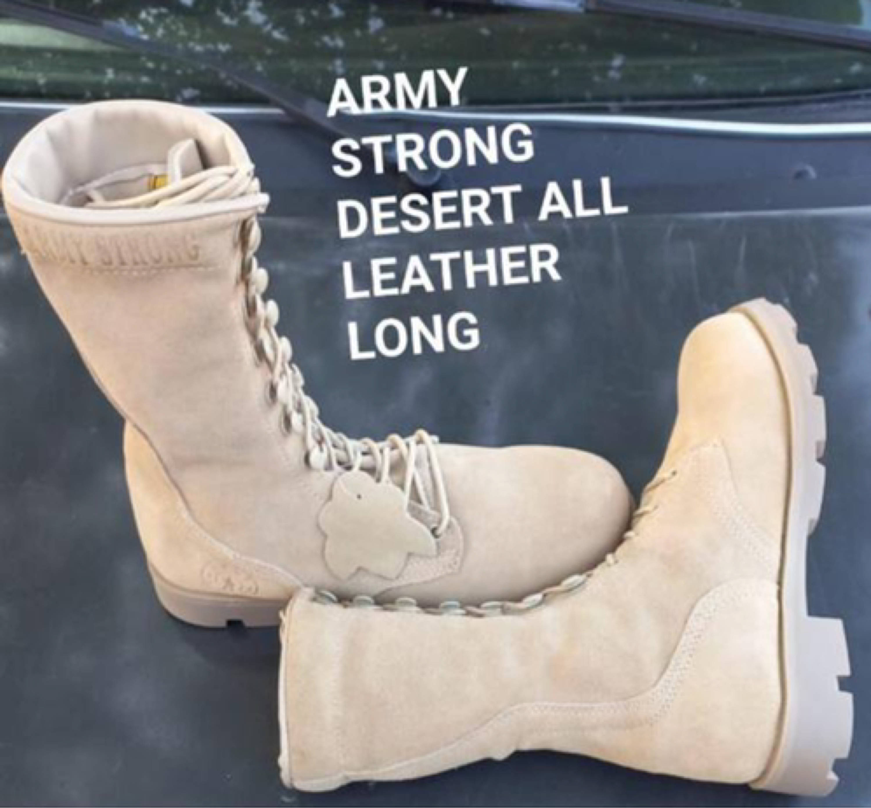 Hot Sale Desert Long Style Cow Suede Leather Ghana Full Leather Tactical Training Hiking Boots