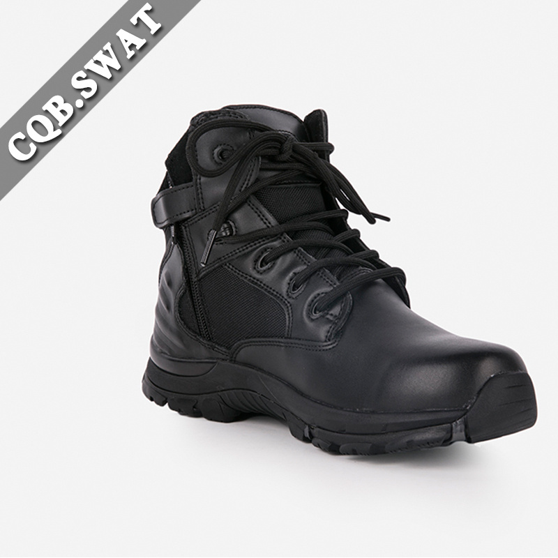 Light Weight CQB 6 inch  Cheap EVA & Rubber Round Toe Botas  Black Tactical Boots Big Size 36-48