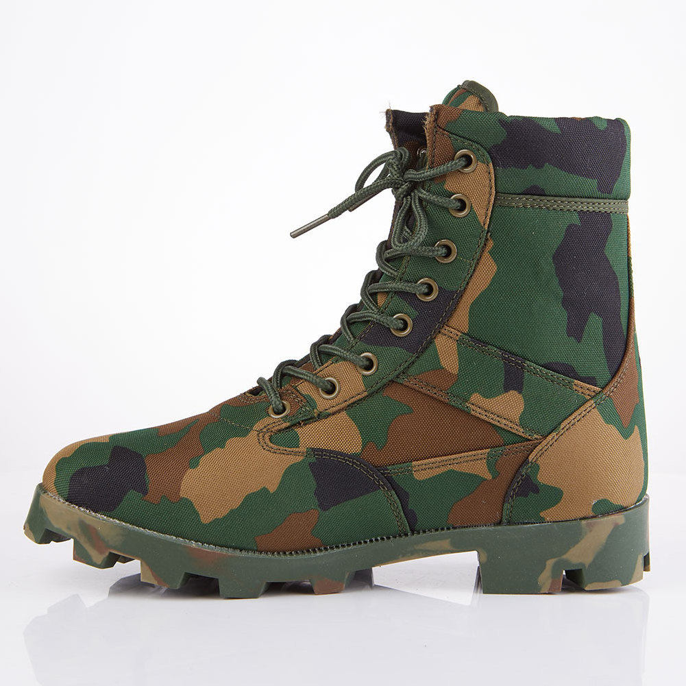 Low Cut Rubber Boots Combat For Men High Quality  Used Jungle Boots camo