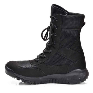 Breathable Genuine Leather Vamp EVA Sole Customized Fashion Summer Outdoor  tactical Boot for  Patrol