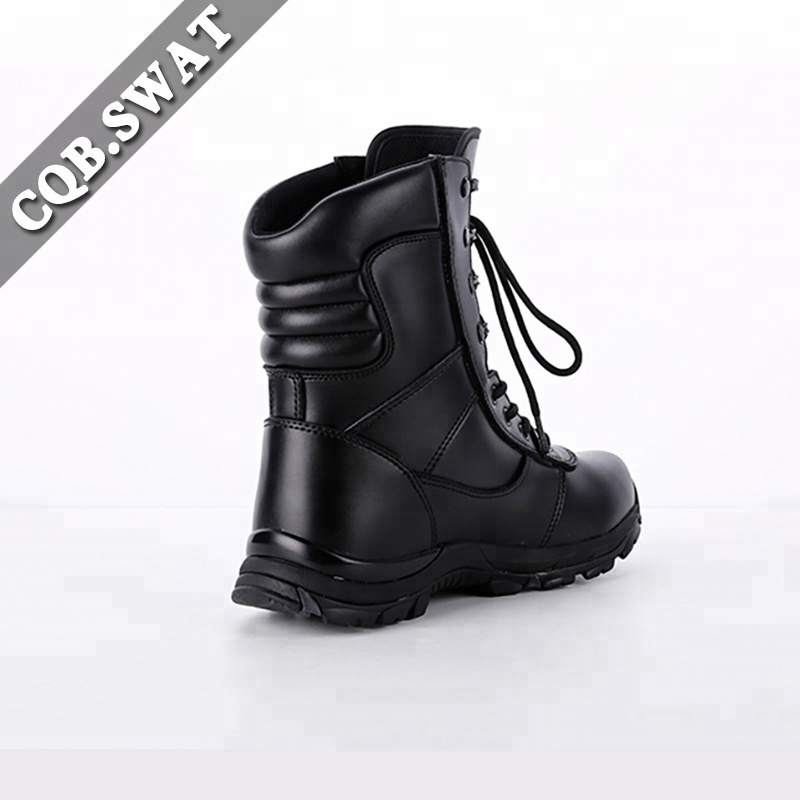 Genuine Leather Waterproof Combat Jungle Anti-collision Boots