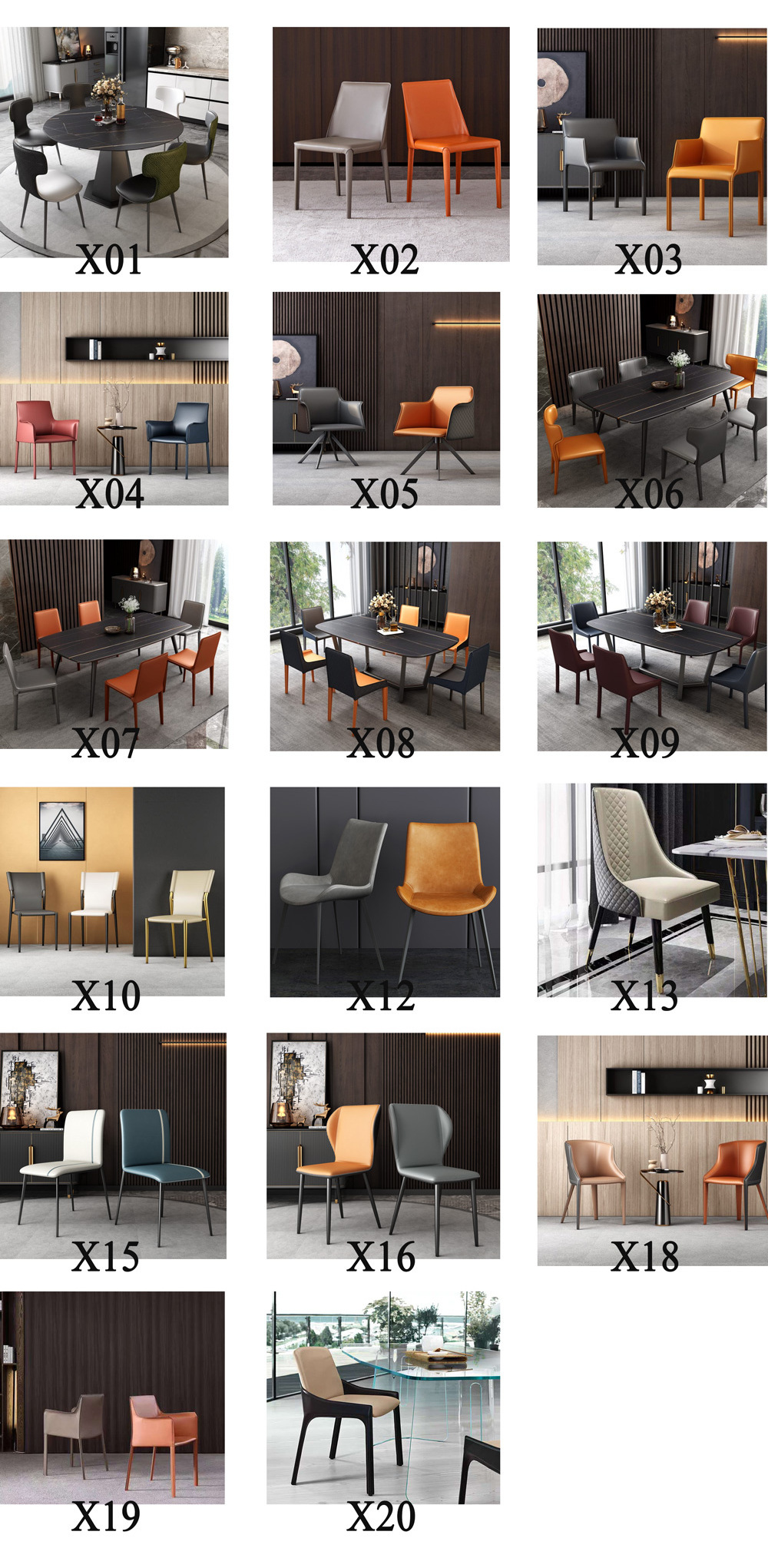 Newest Cheap Italian Hotel Houses Restaurant Waterproof Stylist Saddle Leather Effezeta Dining Chairs