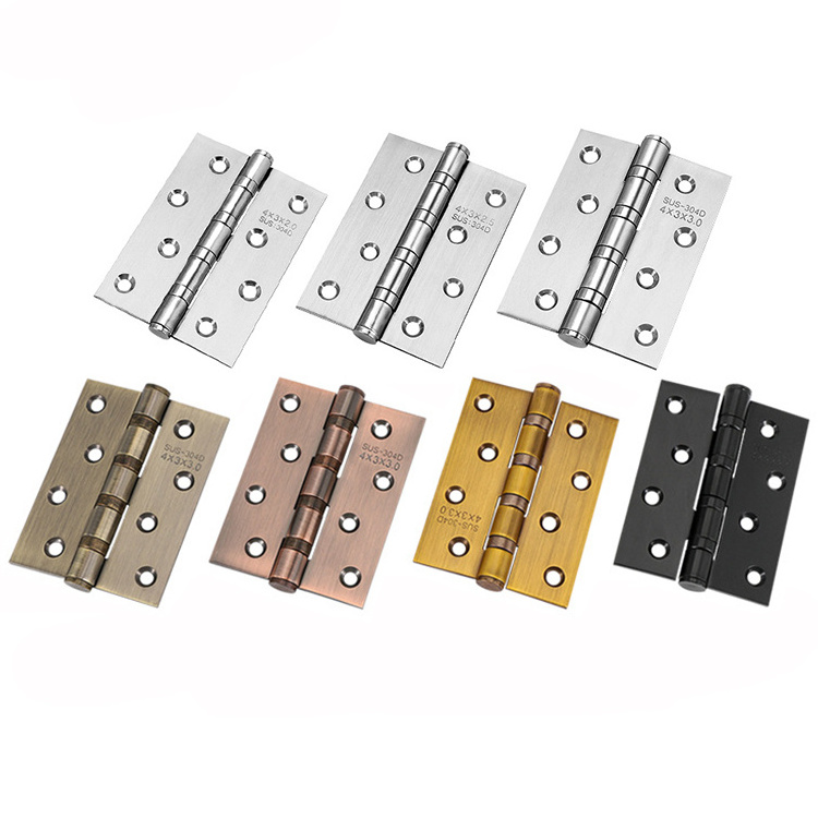 Heavy Duty 6 Inch 270 Degree Air Black Stainless Steel Butt Industrial Torque Gate Door Pivot Hinges for Wooden Door