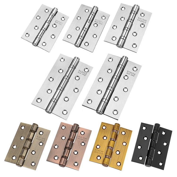 180 Degree Two Way Mortise Swing Folding 304 Stainless Steel Door Hinge for Window Room Cabinet Cupboard