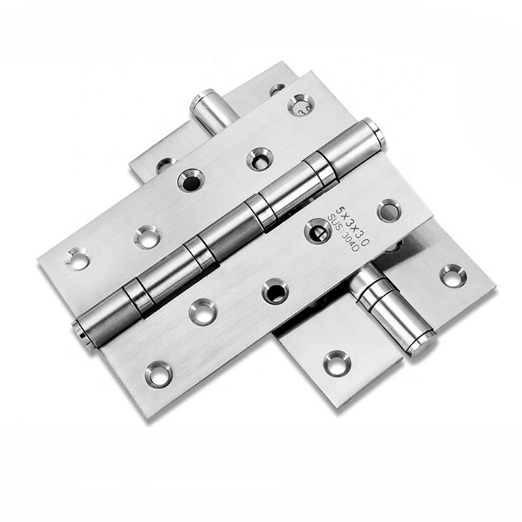 180 Degree Two Way Mortise Swing Folding 304 Stainless Steel Door Hinge for Window Room Cabinet Cupboard