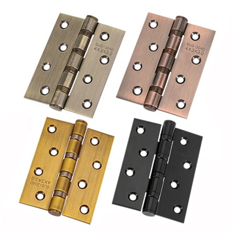 180 Degree Two Way Mortise Swing Folding 304 Stainless Steel Door Hinge for Window Room Cabinet Cupboard