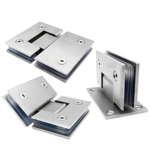 90 135 180 Degree Stainless Steel Pivot Interior Bifold Casement Wall Bathroom Shower Glass Door Hinges