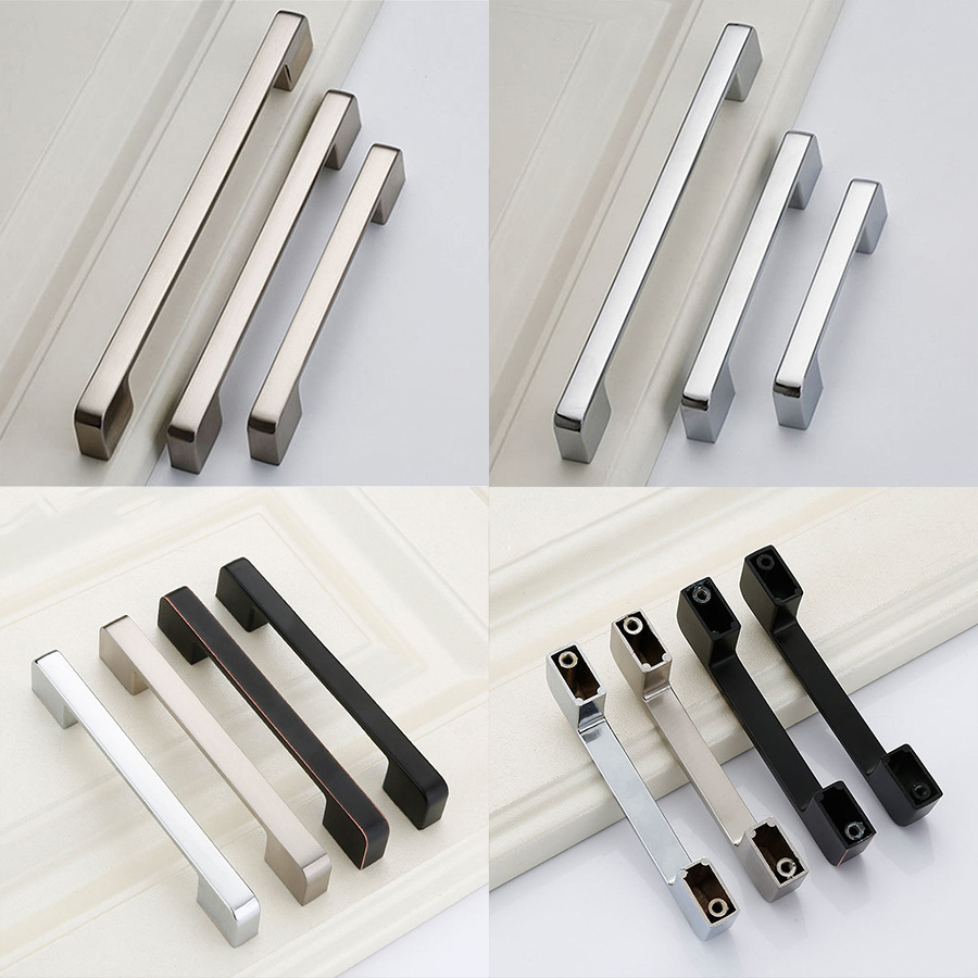 Factory Customized Zinc Alloy Room Wardrobe Kitchen Cabinet Drawer Door Pull Handle and Knobs for Furniture