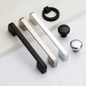 Factory Customized Zinc Alloy Room Wardrobe Kitchen Cabinet Drawer Door Pull Handle and Knobs for Furniture