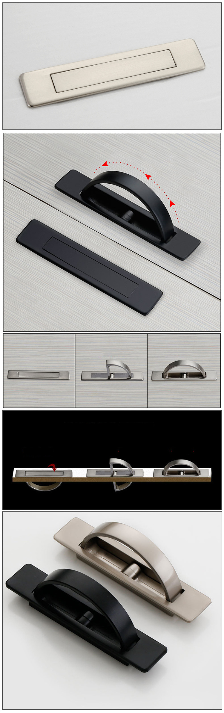 Tatami Handle Modern Simple Hardware Invisible Concealed Handle ...