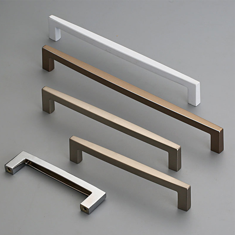 Factory Wholesale Simple Style Vanity Cabinet Drawer Pulls Handle Kitchen Hardware Furniture Handles