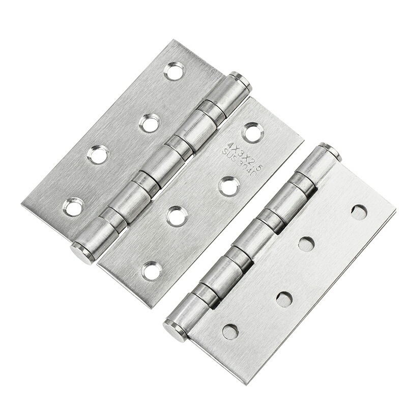 Finish Chrome Ball Bearing Hinge Double Action Flap Fold Slide Slow Square Ball Butt Hinges for Bifold Doors