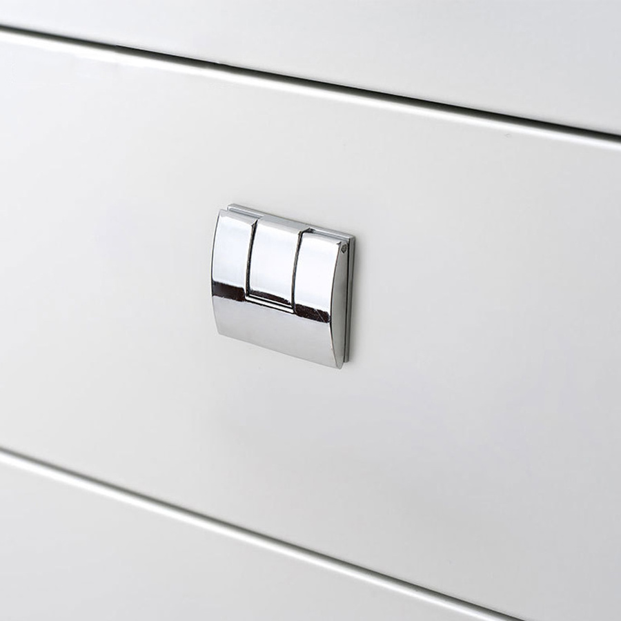 Unique Design Zinc Alloy Bedroom Office Concealed Hidden File Cabinet Handle Drawer Pull Handles Knobs for Filing Cabinet