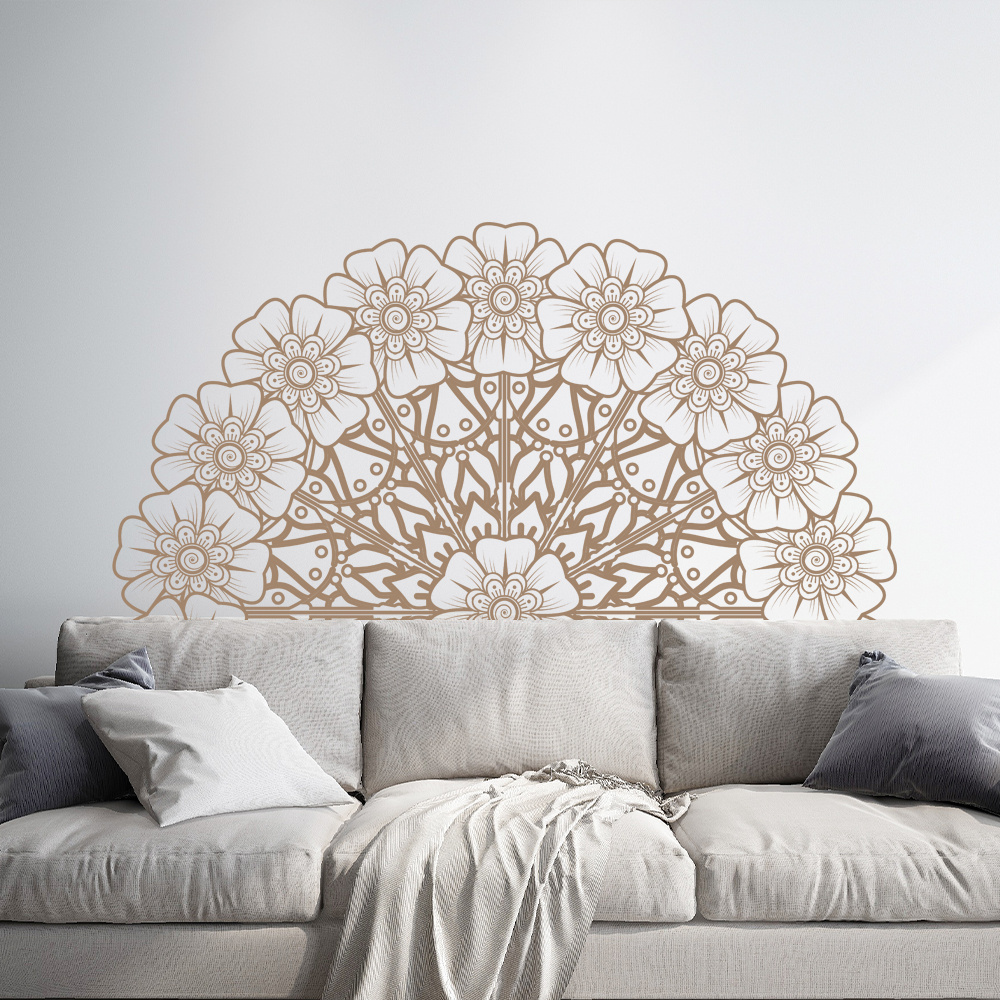 Japanese Style home decoration mandala wall sticker stickers Art pattern Meditation room diy decor wall sticker