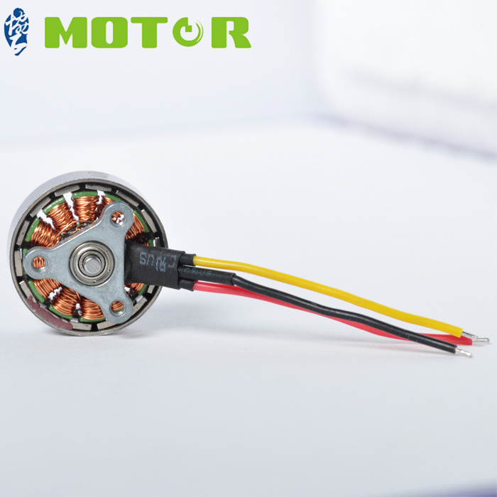 7.4v 2600KV 18x11mm 20000rmp micro coreless DC driving motor drone brushless motor spin motor 1503