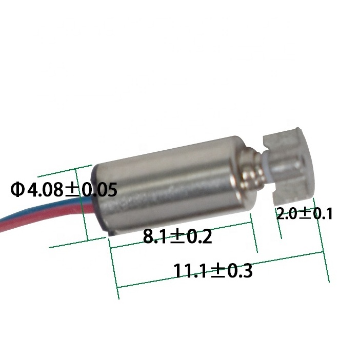 0408 Manufacturer Coreless Brush Dc Vibrating Motor