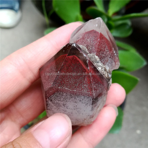 wholesale natural rock red phantom quartz crystal points