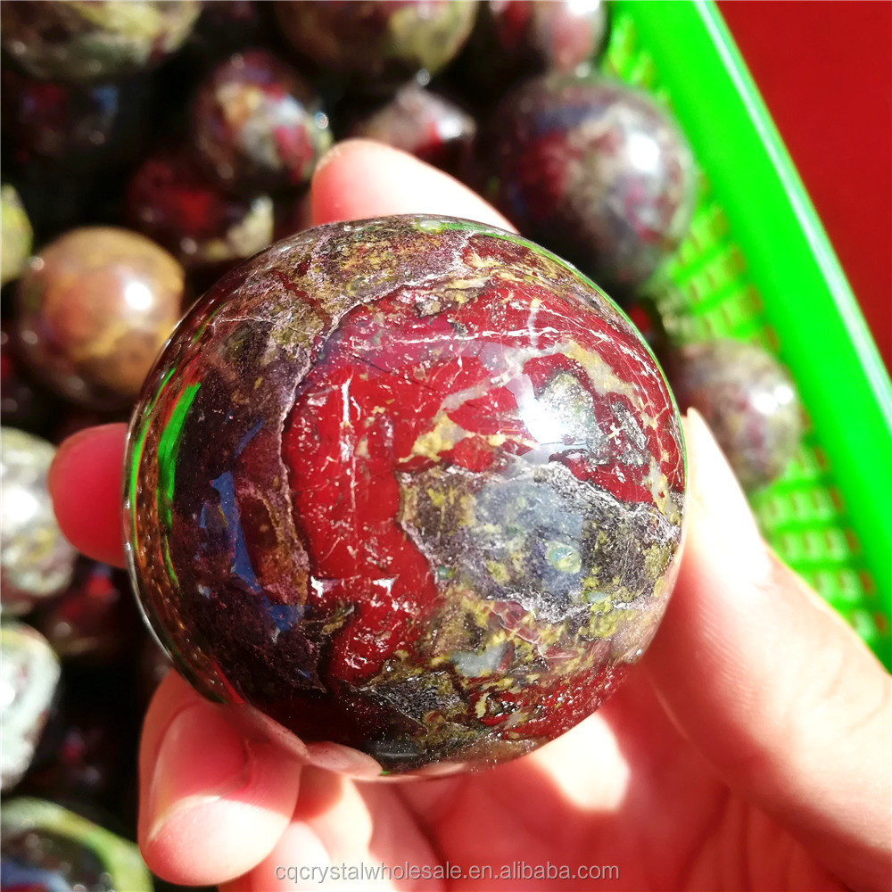 Dragon Bloodstone Balls crystal quartz spheres natural rock gem stone balls