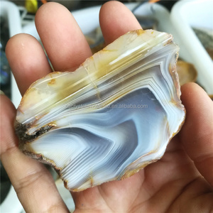 Natural colorful agate stone slice slabs polished tumble crystal stone