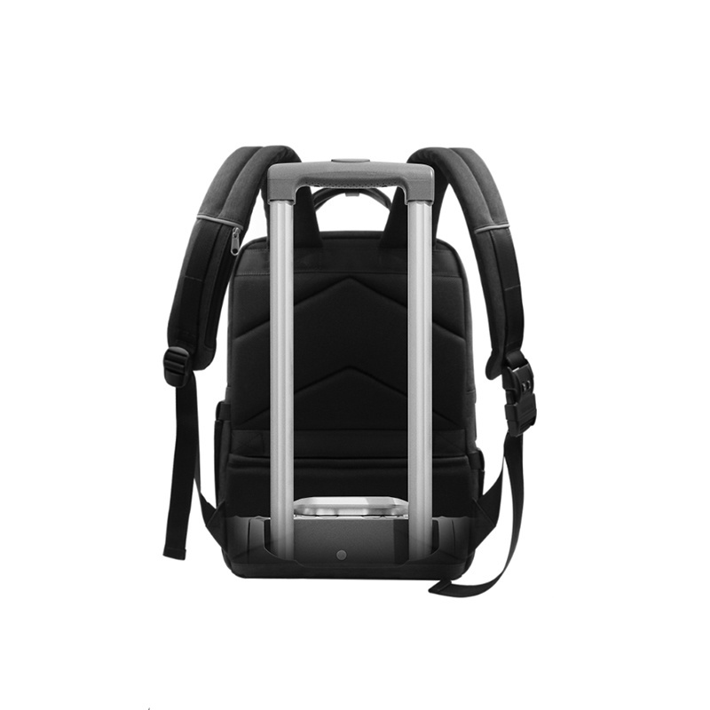 Fingerprint Lock Waterproof Outdoor Anti Theft USB Chargeable Bio Lock Backpack Laptop Business Backpack