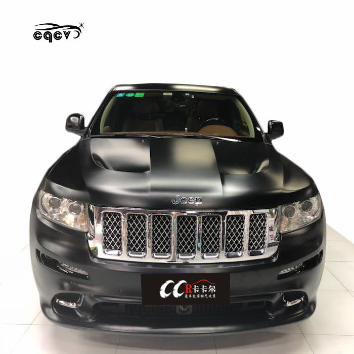 Hight quality and beautiful SRT8 style wide body kit for Jeep Grand Cherokee front bumper rear bumepr side skirts hood fender