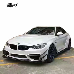 CQCV style wider body kit for BMW 4 series f32  front bumper rear bumper side skirts for BMW F32 wider flare