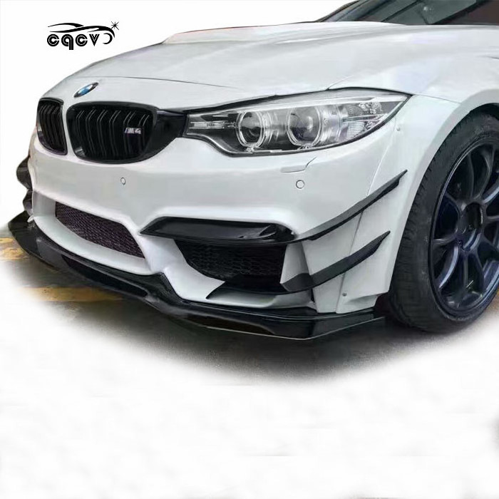 CQCV style wider body kit for BMW 4 series f32  front bumper rear bumper side skirts for BMW F32 wider flare