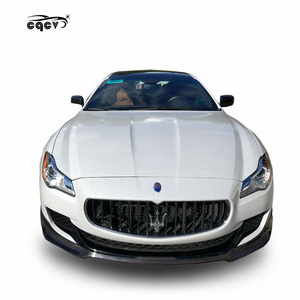 Beautiful carbon fiber LP style body kit for Maserati Quattroporte 2013-2015 front spoiler rear spoiler and side skirts