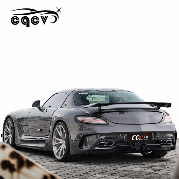 Hot sell BS style body kit for Mercedes Benz sls amg front bumper rear bumper and bonnet for Mercedes benz sls amg facelift