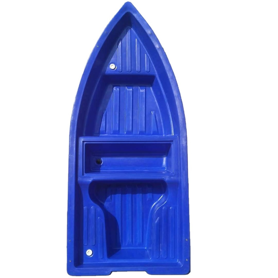 Plastic boat double-decker fishing boat single-double boat widened and thickened double-layer