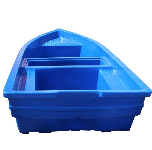 Plastic boat double-decker fishing boat single-double boat widened and thickened double-layer