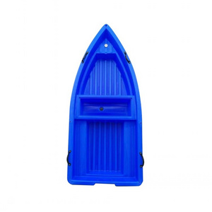 Plastic boat double-decker fishing boat single-double boat widened and thickened double-layer