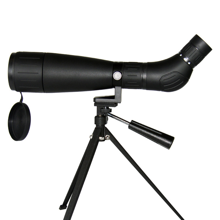 20-60X 60mm HD resolution spotting scope with Tripod monocular telescope for BK7 Prism