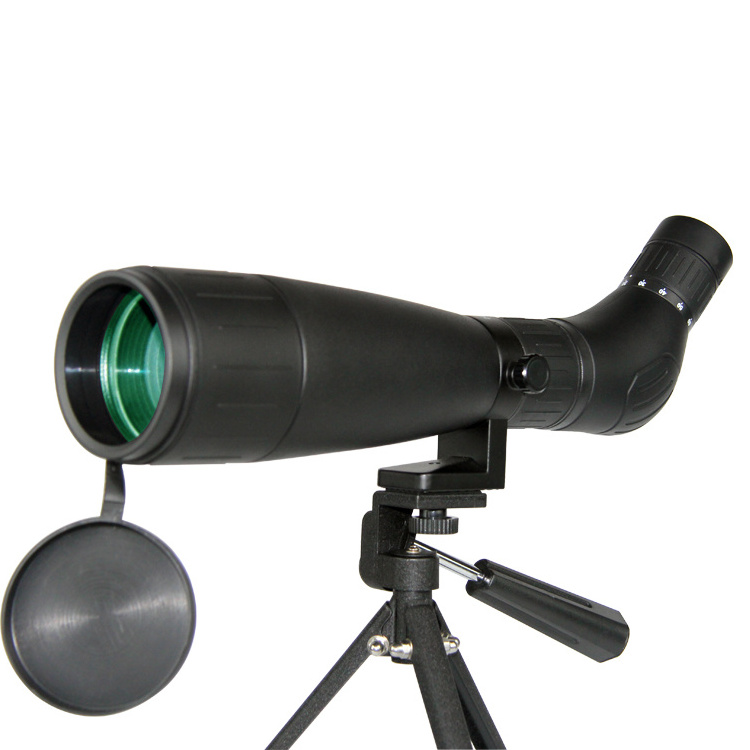 20-60X 60mm HD resolution spotting scope with Tripod monocular telescope for BK7 Prism