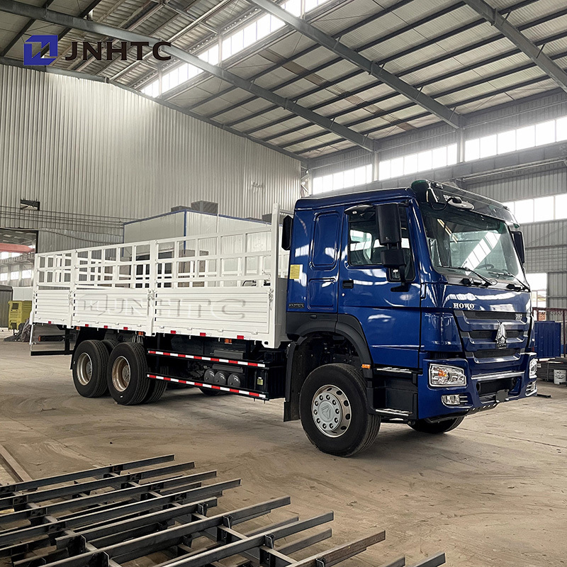 sinotruck truck price used howo Fence cargo truck 6X4 heavy duty 380hp stake cargo lorry transportation truck Deposit shipment