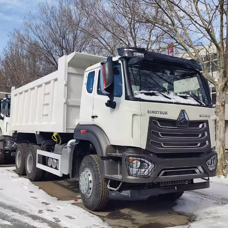 Sinotruck Howo Dumper Truck 6x4 10 Wheeler 40 Ton Tipper Dump Euro 6 Emission Standard Automatic Weichai Fast Air Suspension