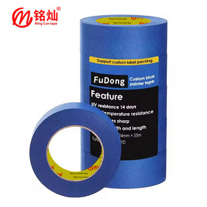 UV Resistance 14 Days Crepe Paper Tape Masking Tape No Residue Car Automotive Blue Painters painting Masking Tape for painting