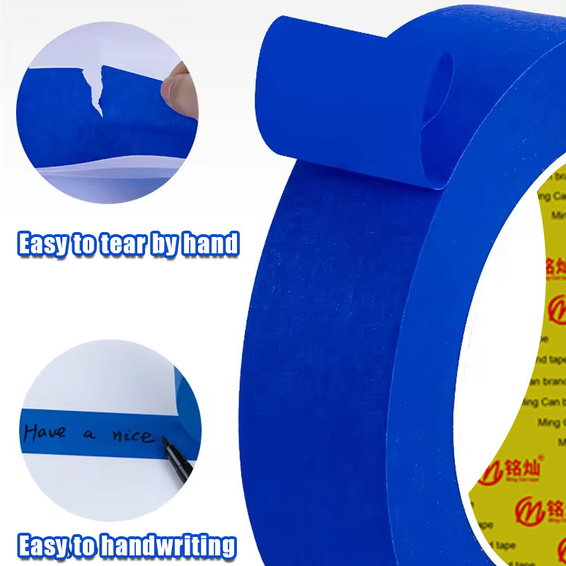 UV Resistance 14 Days Crepe Paper Tape Masking Tape No Residue Car Automotive Blue Painters painting Masking Tape for painting