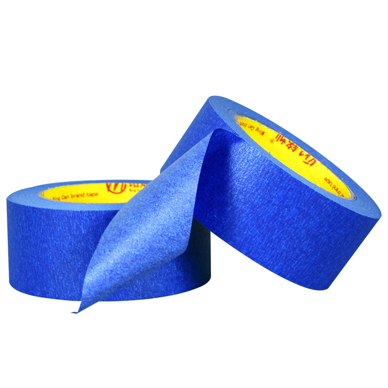 Crepe Paper High Adhesive 1.5 inches Masking Blue Painters Tape for Painting