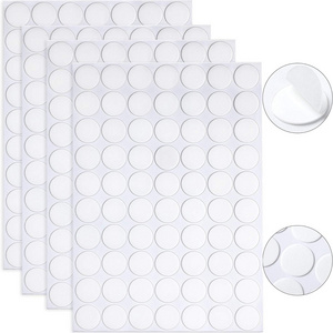 Double-Sided Glue Dots Clear Round Nano Sticky Dots No Traces Sticky Adhesive Sheets Sticker Pads Double Sided Adhesive Dots