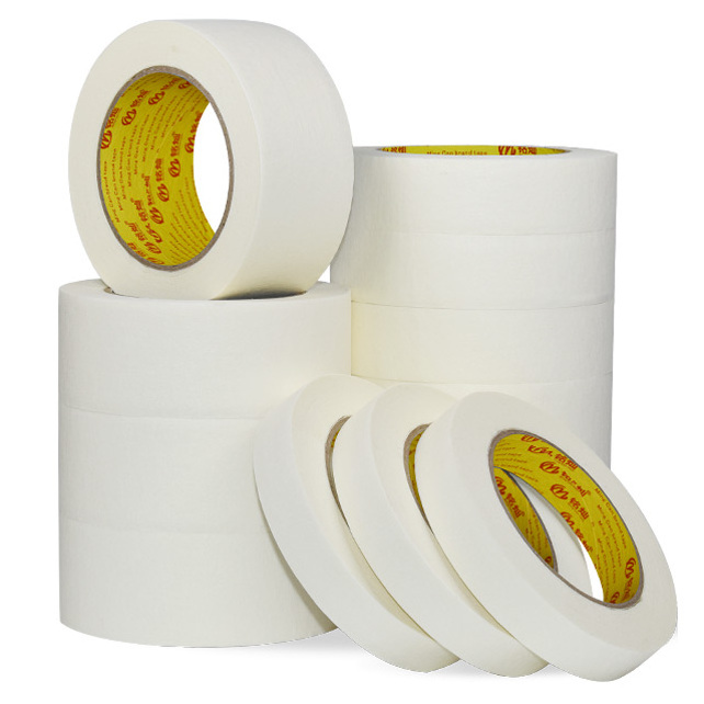 painter masking tape crepe paper adhesive cinta 1.5 inch white Crepe Paper Masking Tape