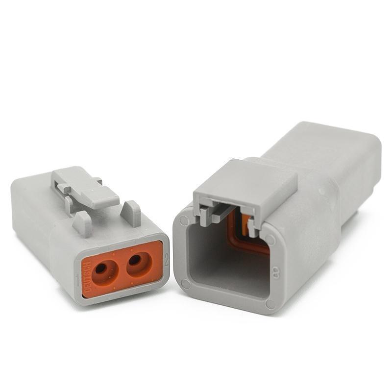 Easy available 2 Pin Electrical Female and Male Waterproof Auto connector DTP06-2S DTP04-2P