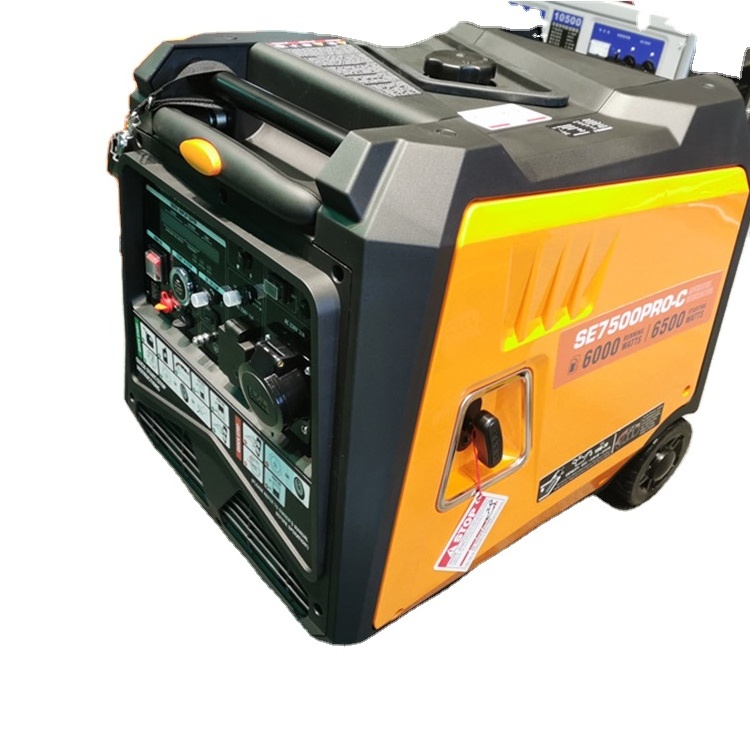 Electric Start  230V 6KW Inverter Generator 6000W Remote Start  Gasoline Inverter Generator