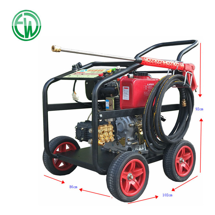 3600 PSI 250 Bar 10HP Diesel Operated High Pressure Car Washer