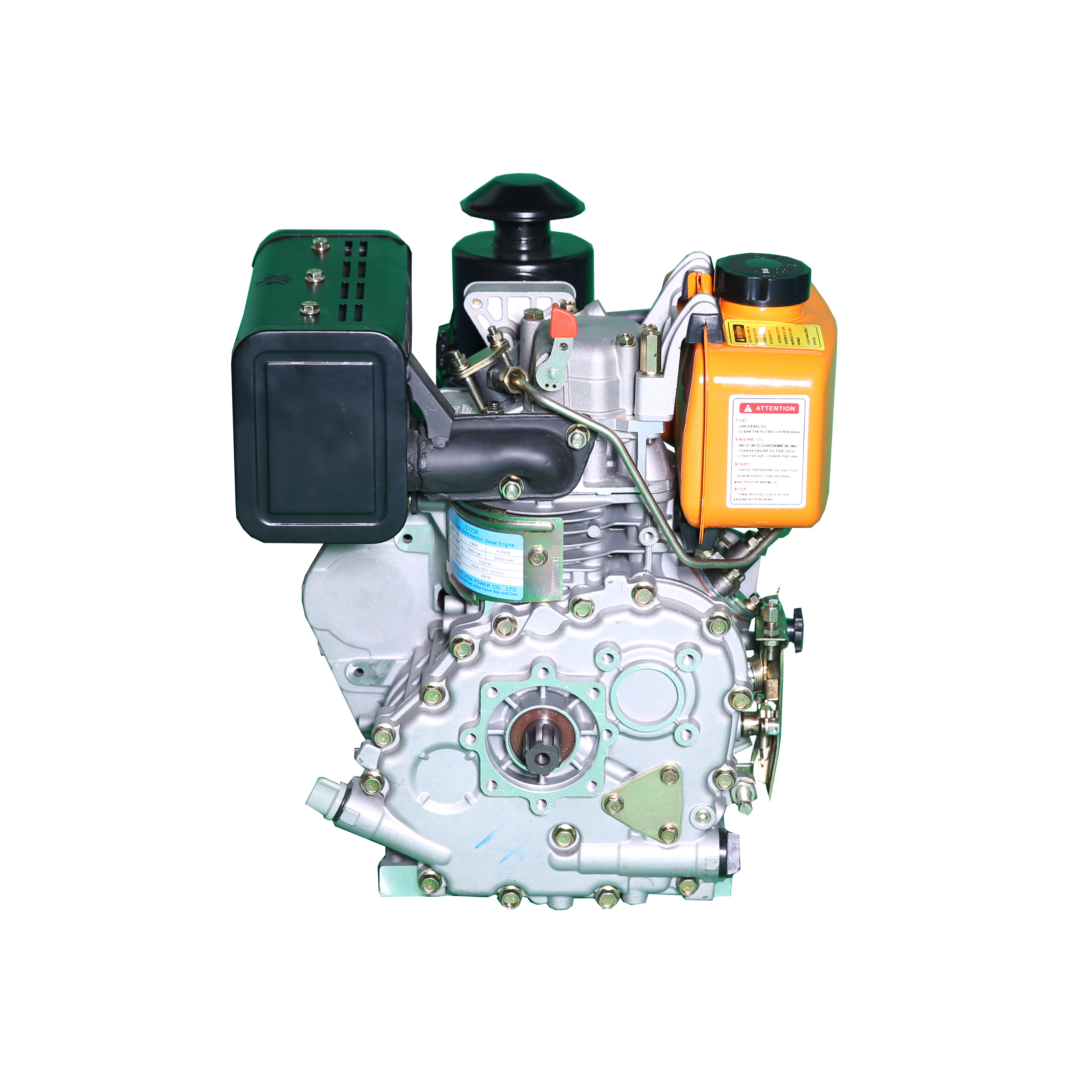 Single Cylinder 5hp Air Cooled Diesel Engine with CE EPA