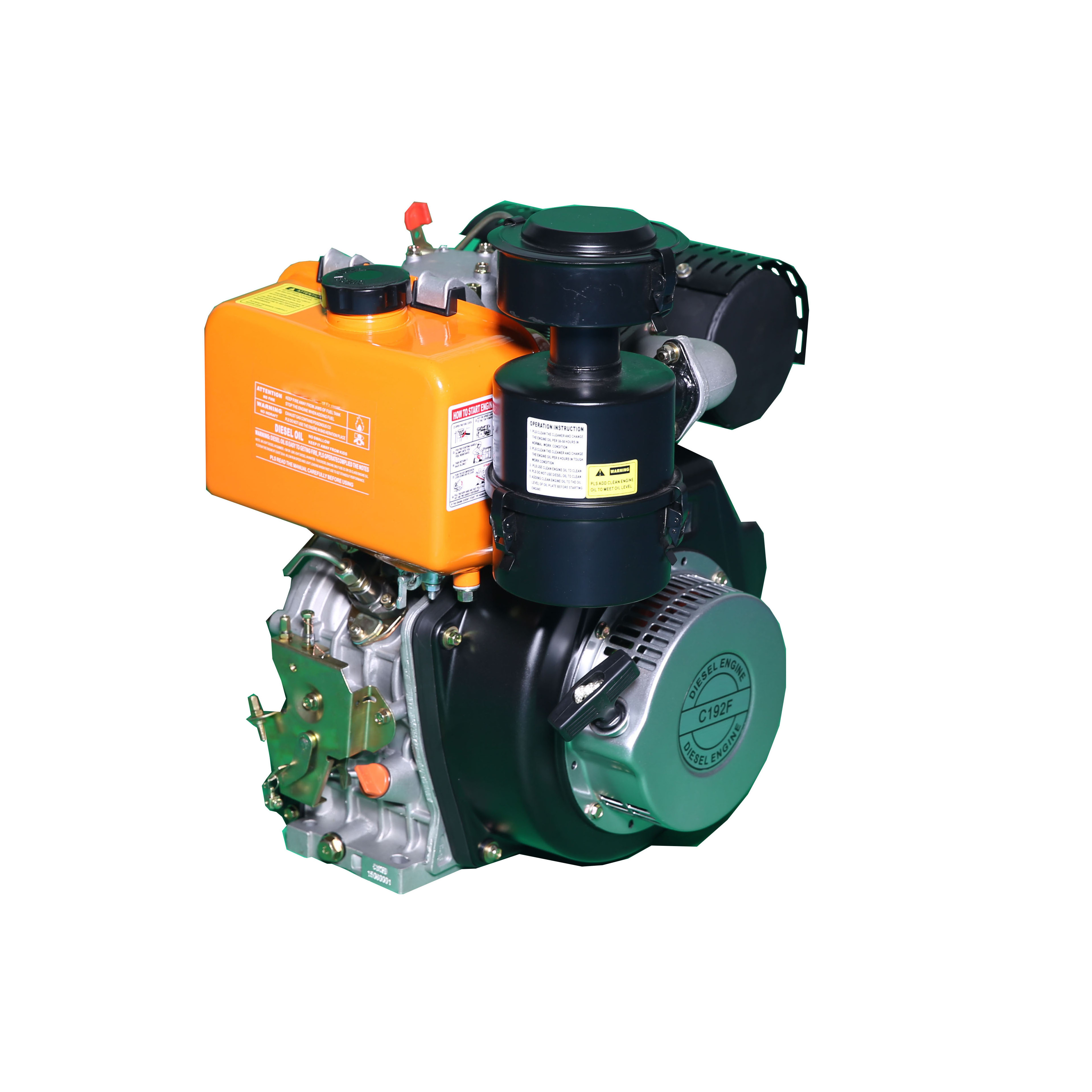 Air Cooled 12HP Diesel Engine for Widely Use