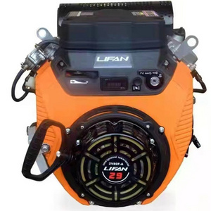 Lifan 2 Cylinder 744CC 27HP Gasoline Engine 16kw Petrol Engine 2V80F Machinery Engine